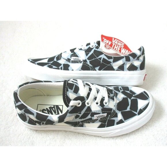 Vans Shoes - Vans Women's Era Mosaic Checkerboard Canvas Shoes Multi Black True White NIB